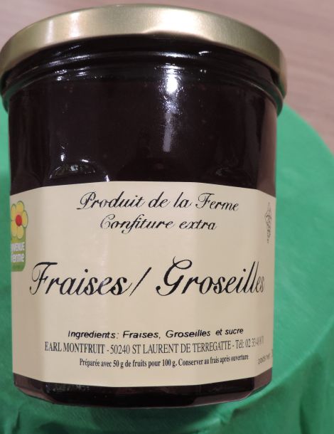 Confiture Fraises/Groseilles 360g