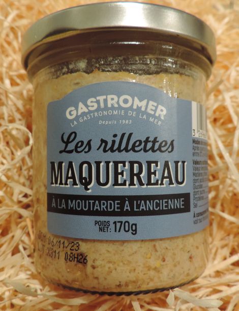 Rillettes de maquereau à la moutarde à l'ancienne Gastromer 170g