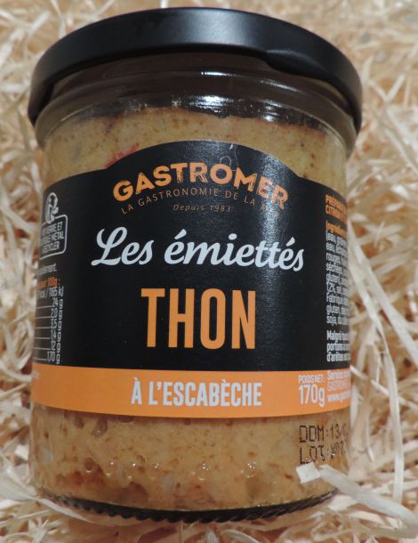 Les émiettés thon à l'escabèche Gastromer 170g