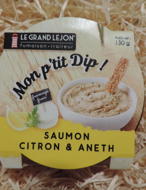 Mon p'tit Dip saumon, citron et aneth Le Grand Lejon 130g